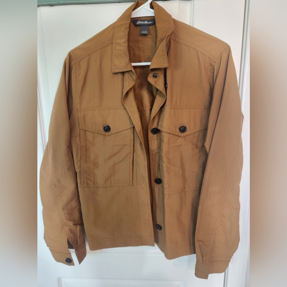 Eddie Bauer Tan Utility Jacket